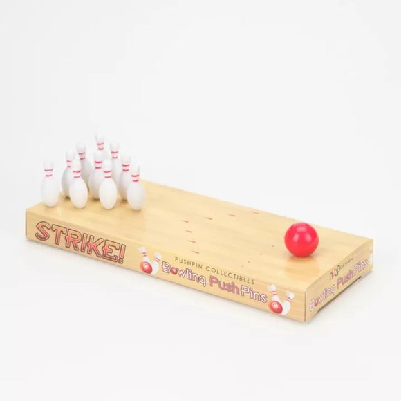 Mini Bowling Pushpin for Bulletin Board Paper Pins - Picture 6 of 8